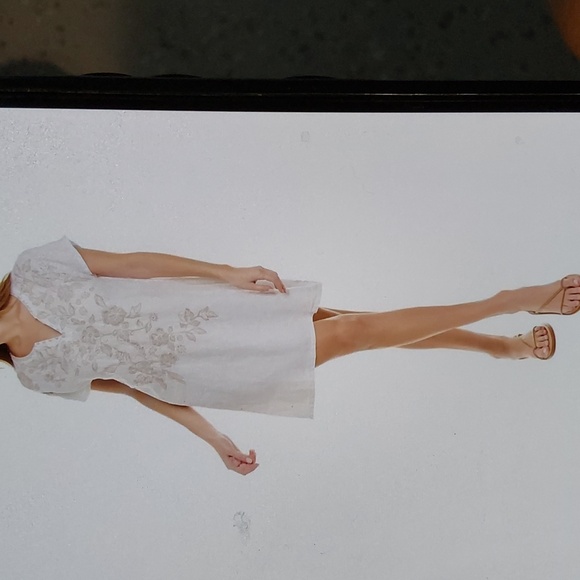 Johnny Was  Abigail Easy Linen Tunic Dress size Large - Picture 11 of 11